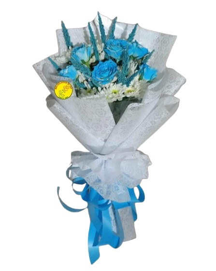 Blue Roses Bouquet